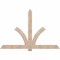 Ekena Millwork Redmond Smooth Timber Gable Bracket, Douglas Fir, 84"W x 56"H x 1 1/2"D x 5 1/2"F, 16/12 Pitch GBW084X56X0206RED00SDF - alternate 1